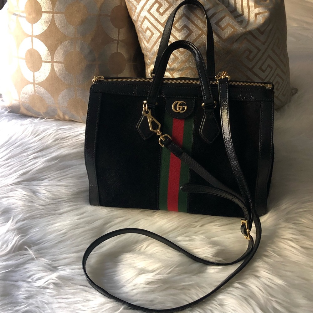 Gucci Ophidia Suede Bag